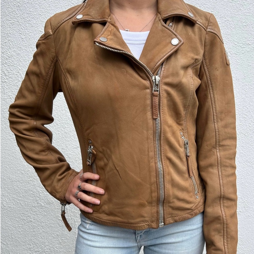 Women's Tan Suede Jacket